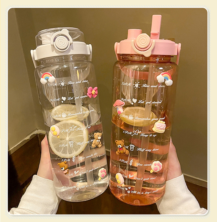 大容量水杯夏季高颜值女生杯子耐高温运动吸管杯水壶吨吨桶塑料杯详情13