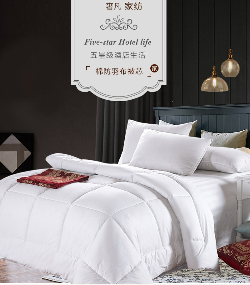 Hotel bedding: Quilts, quilt cores, all-cotton feather velvet, air-conditioned quilts, spring and autumn quilts, thickened quilts, winter quilts and summer cooling quilts pic 16