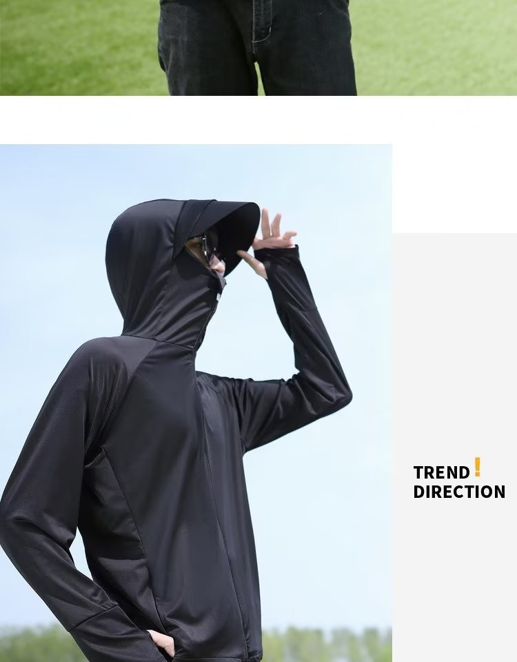 冰丝防晒衣男款夏季2025新款防紫外线透气外套户外钓鱼男士防晒服详情10