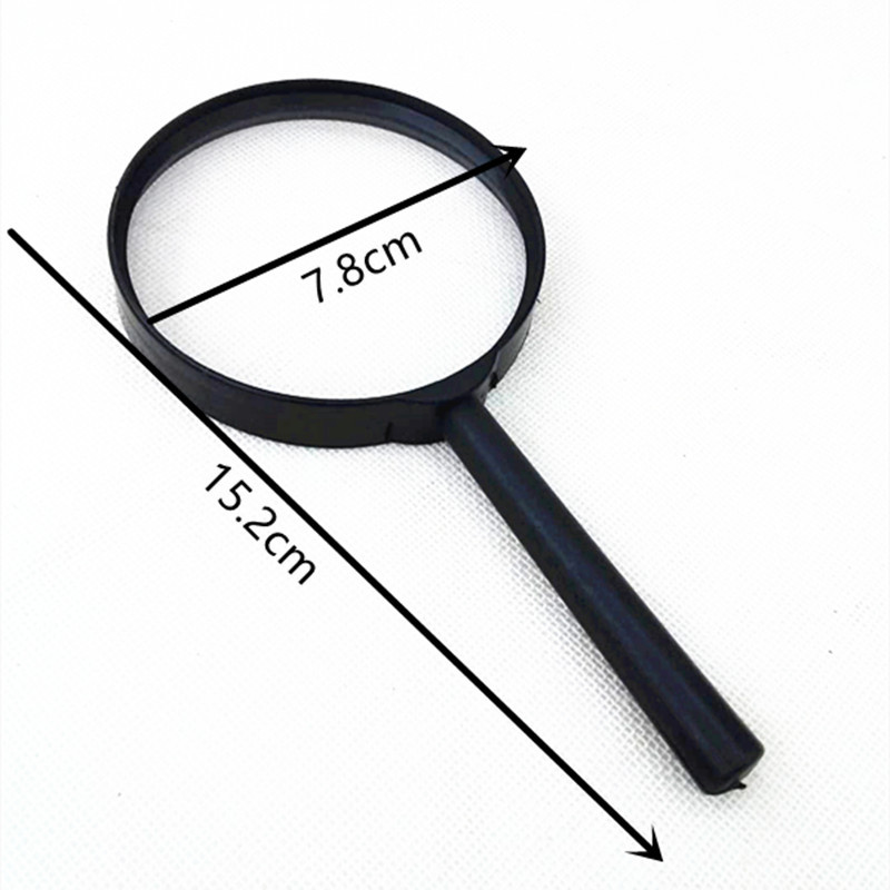 Factory direct sales of 75 magnifying glass plastic magnifying glass wholesale two-yuan supply pic 2