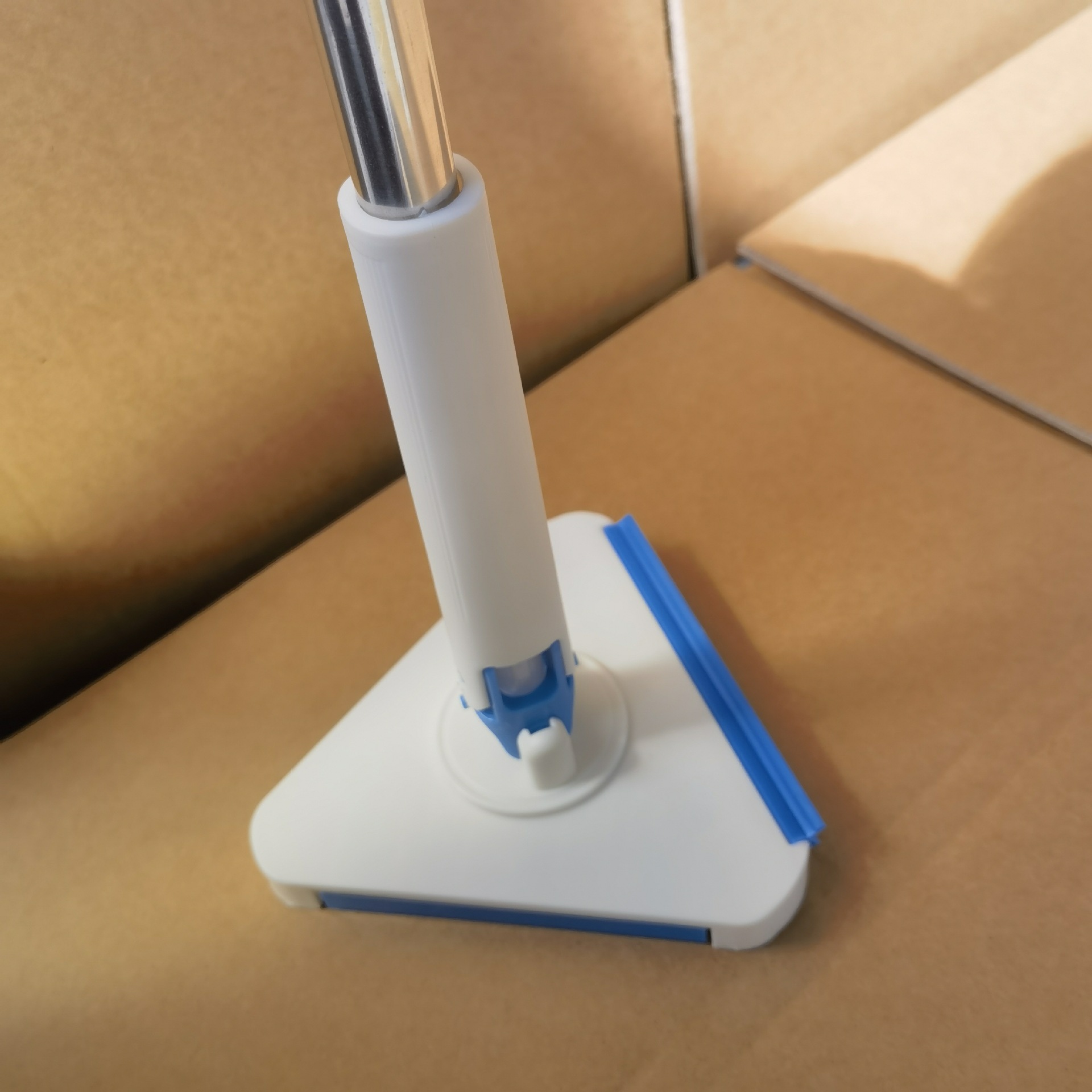 三角洗脸巾夹拖把加长杆自动夹纸家用万能型静电除尘洗脸巾专用详情9