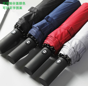 折叠黑胶防晒晴雨伞木手柄大号三折手动太阳伞批发广告伞定制logo详情15
