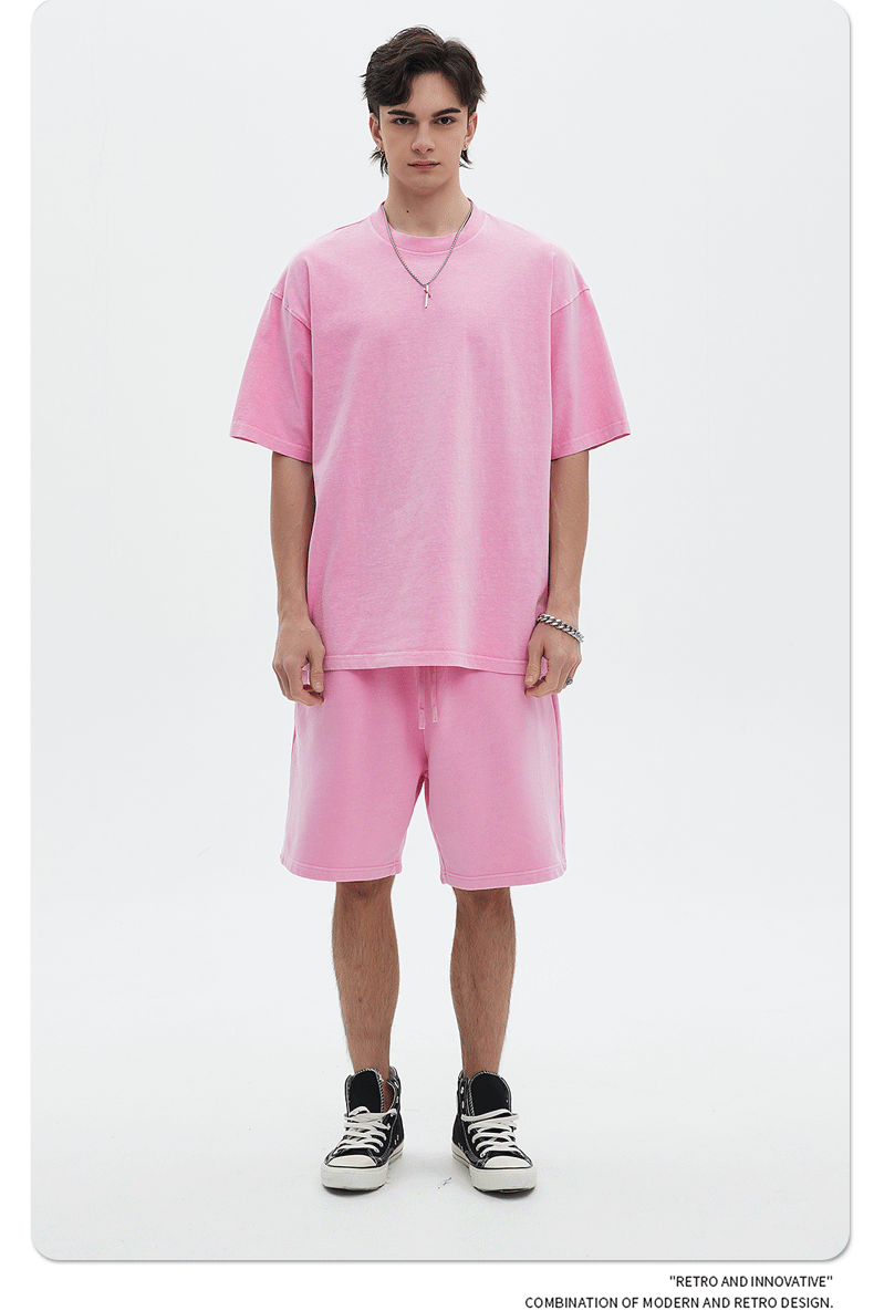 ARTIE男装|重磅250G复古水洗做旧短袖t恤男 宽松纯棉男士潮牌t恤详情56