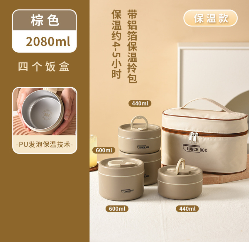 Japanese-style insulated lunch box pic 5