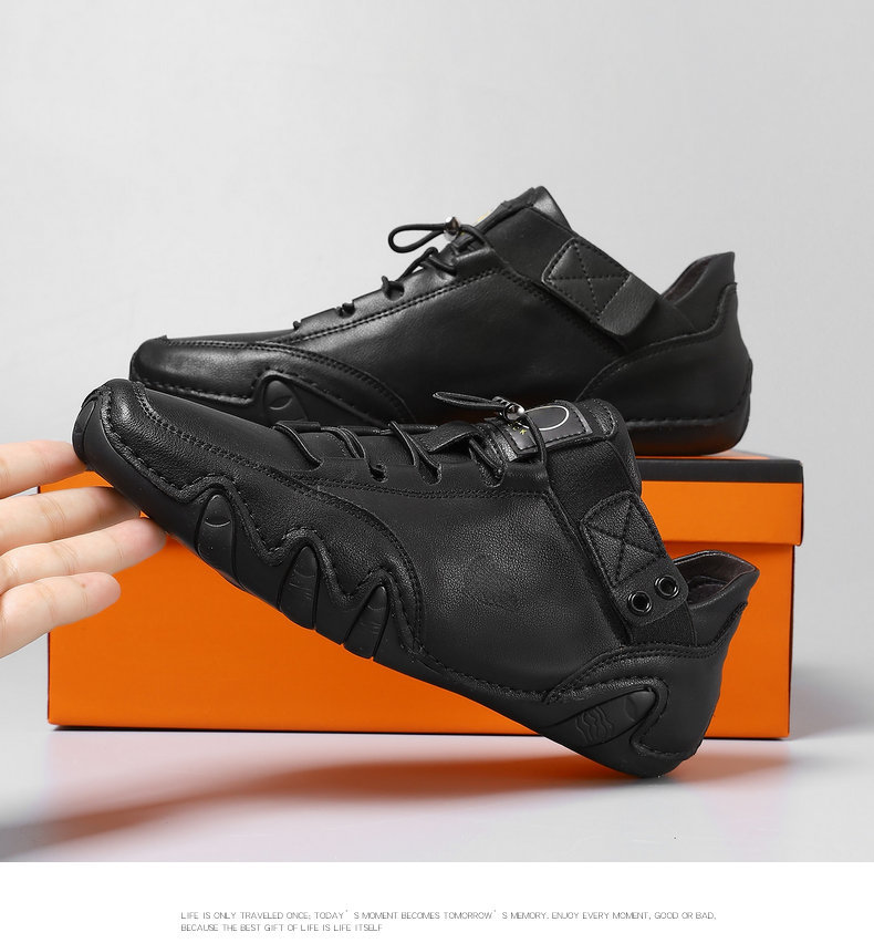 亚马逊爆款大码马丁靴春夏季跨境爆款高帮男鞋男士休闲短靴子板鞋详情31