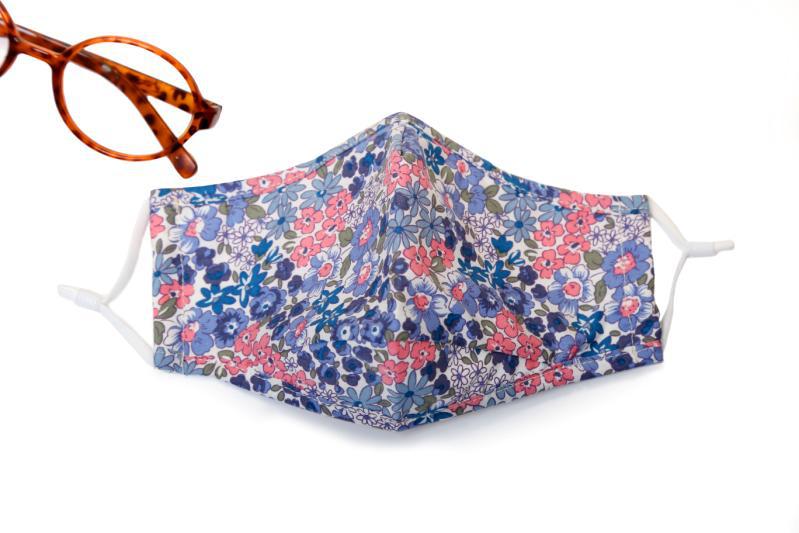 防尘防晒透气口罩 小碎花棉布口罩防粉尘棉布艺口罩厂家批发详情7