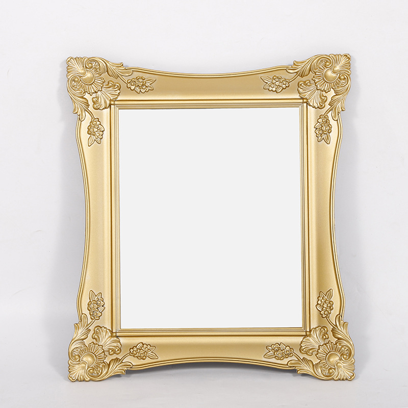现货新款欧式ins镜子复古浮雕装饰镜摆台装饰摆件精美浮雕装饰镜详情3