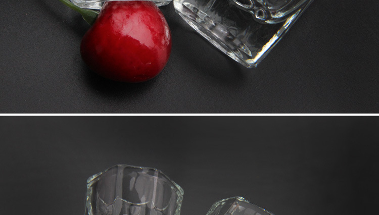 Nail care tools and supplies: crystal cups, octagonal polygonal glass cups, nail care glass cups, pen wash, transparent small cups pic 5