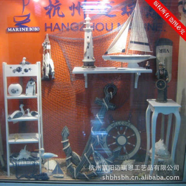 预售 地中海风家居 贝壳造型木挂钩  创意置架 家居壁挂 MA2314详情33