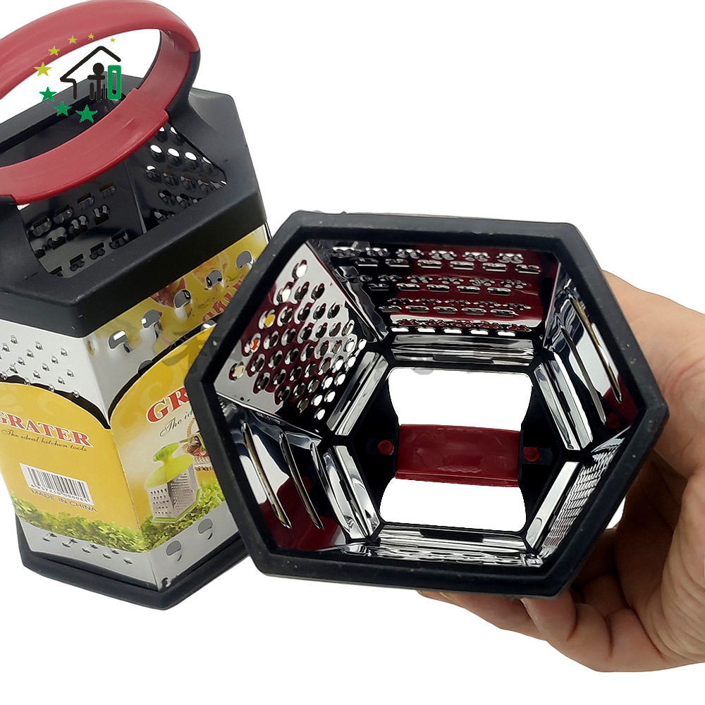 8-inch multi-functional six-sided vegetable grater, stainless steel slicer, cucumber and potato grater, kitchen peeler pic 22