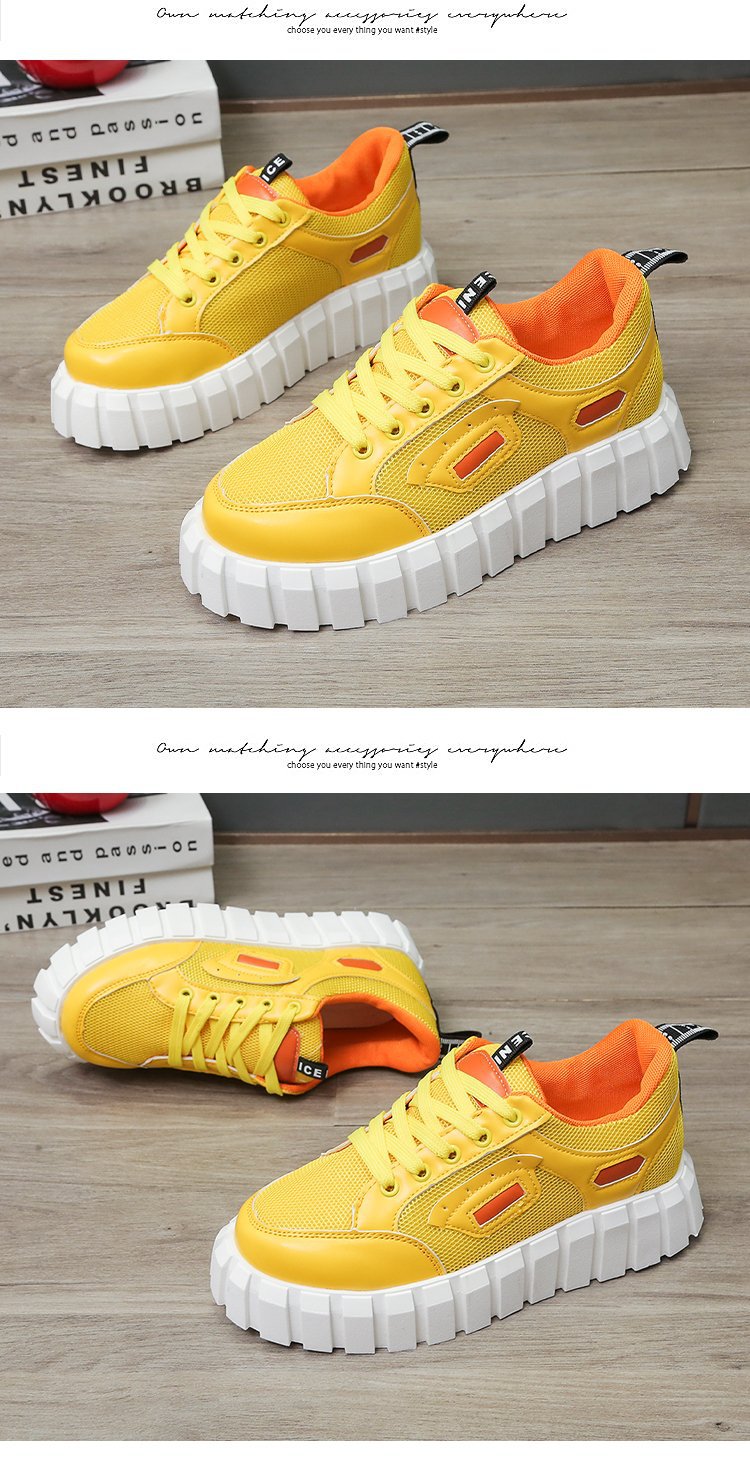 跨境外贸大码2021秋季新款街头时尚潮流圆头厚底女式休闲板鞋单鞋详情17