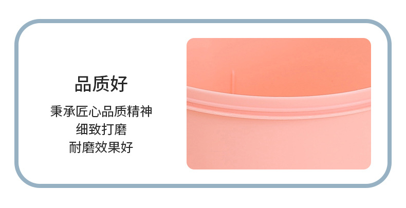 桌面垃圾桶小巧可爱迷你创意卡通多功能笔筒家用塑料送DIY贴纸详情4