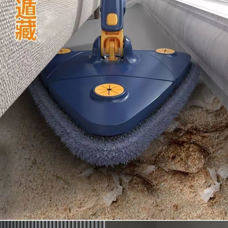 三角除尘万能旋转拧水拖把家用多功能天花板懒人清洁三角拖把详情5