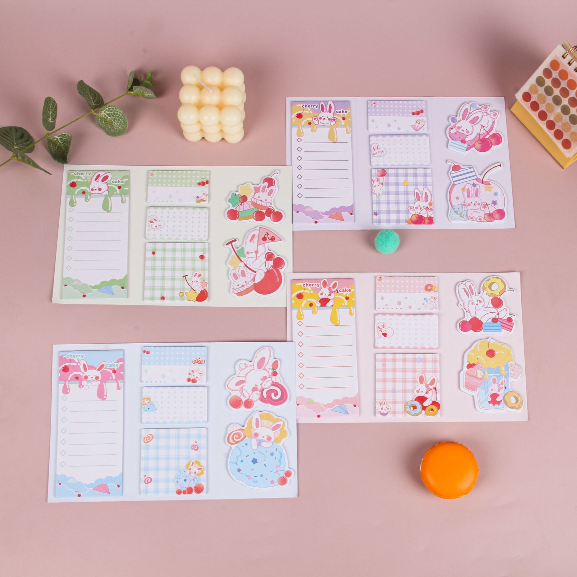 New type of sticky notes for students, fresh page index stickers, cartoon and cute basic marking paper, wholesale of sticky notes pic 2