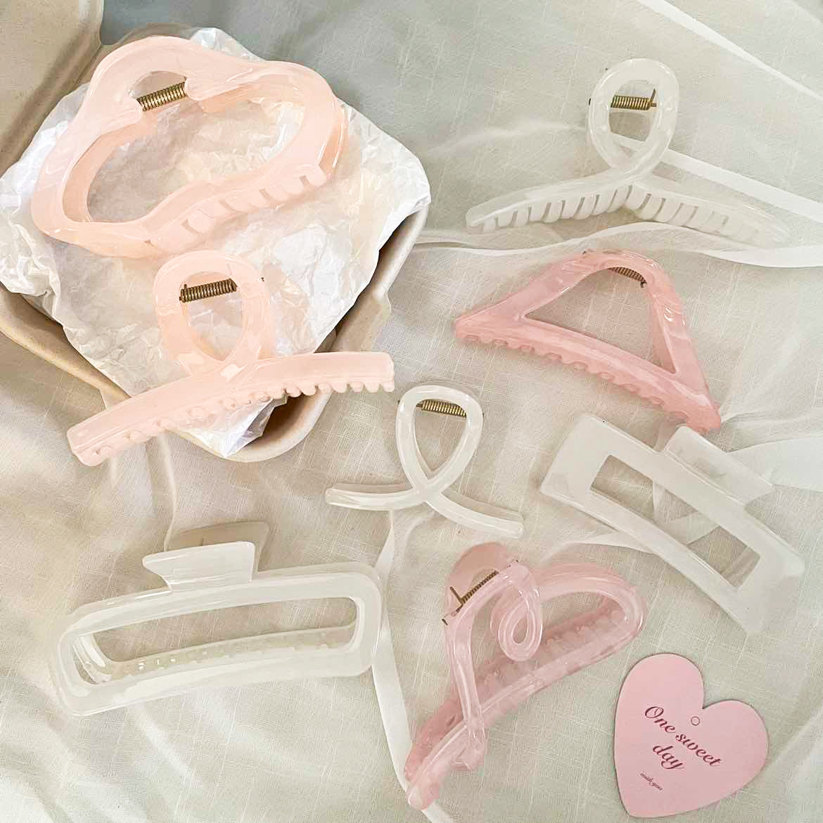 银色金属发夹后脑勺发量多大号盘发抓夹高级感鲨鱼夹韩国头发饰女详情7