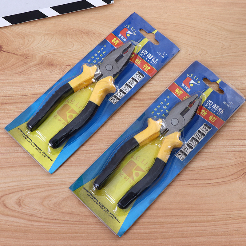 6寸尖嘴钳 钢丝老虎钳 钳子厂家批发 家用五金工具 义乌详情22