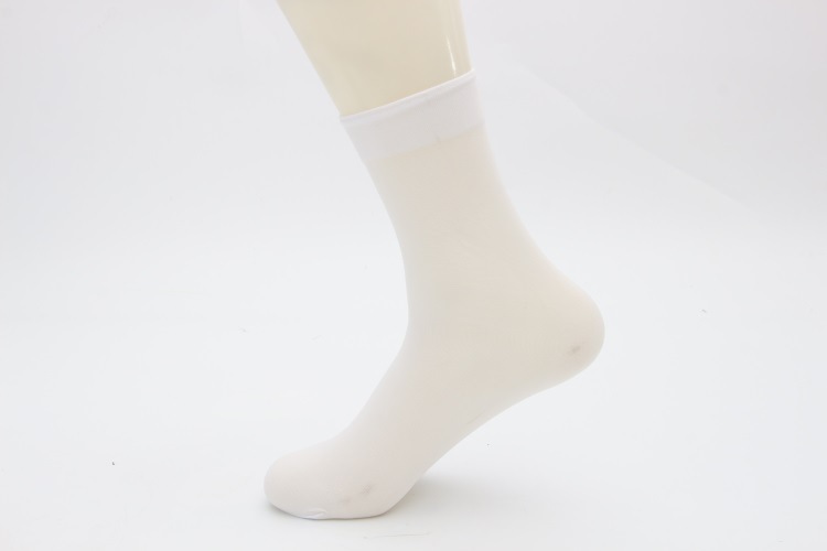 Hombres de verano medias de tubo medio calcetines de baño de pies calcetines de piso mercerizado algodón color sólido estilo fino negocios hombres calcetines al por mayor pic 15
