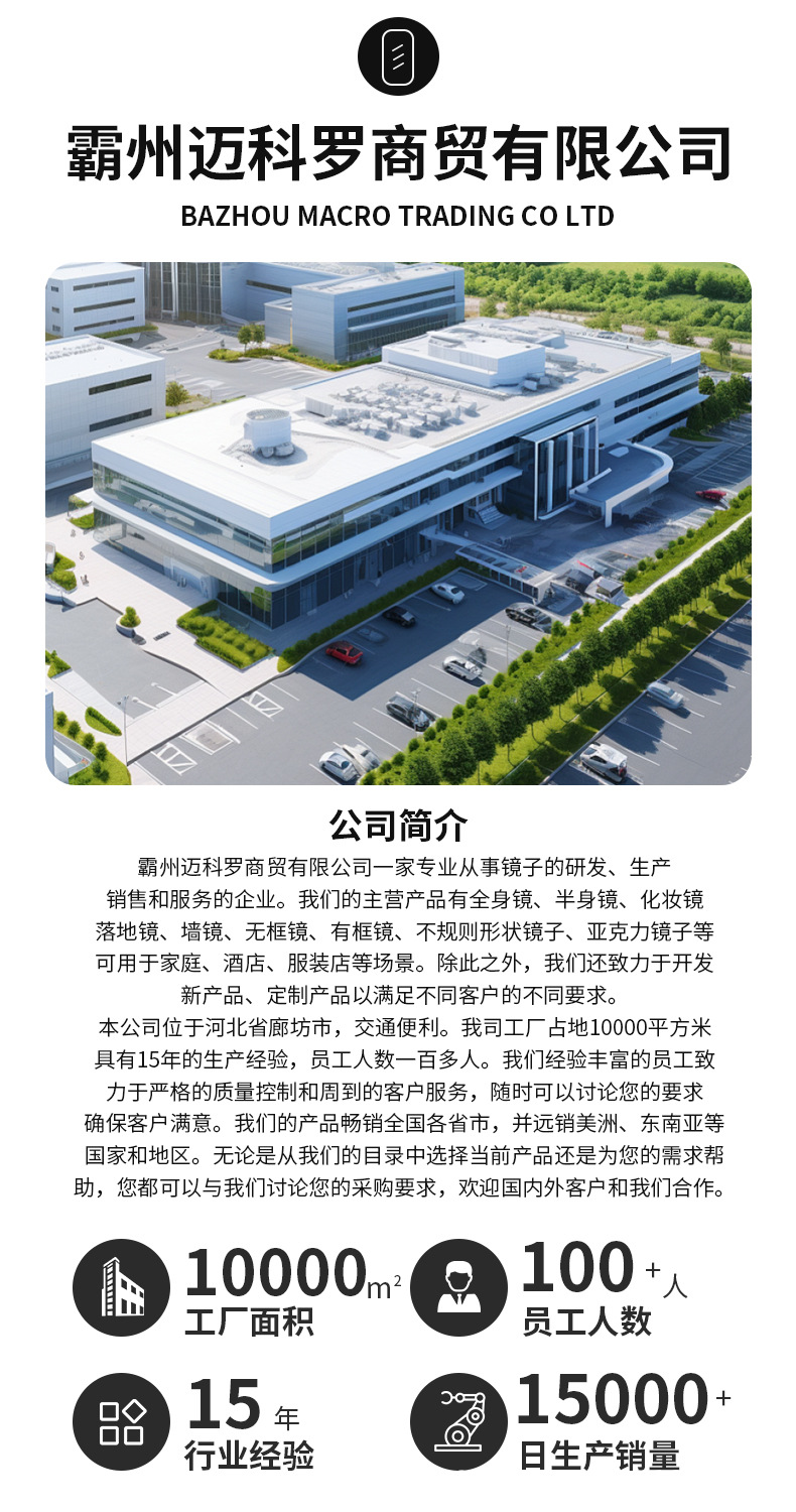 全身镜穿衣落地镜子家用简约壁挂贴墙网红女生卧室化妆挂墙试衣镜详情2