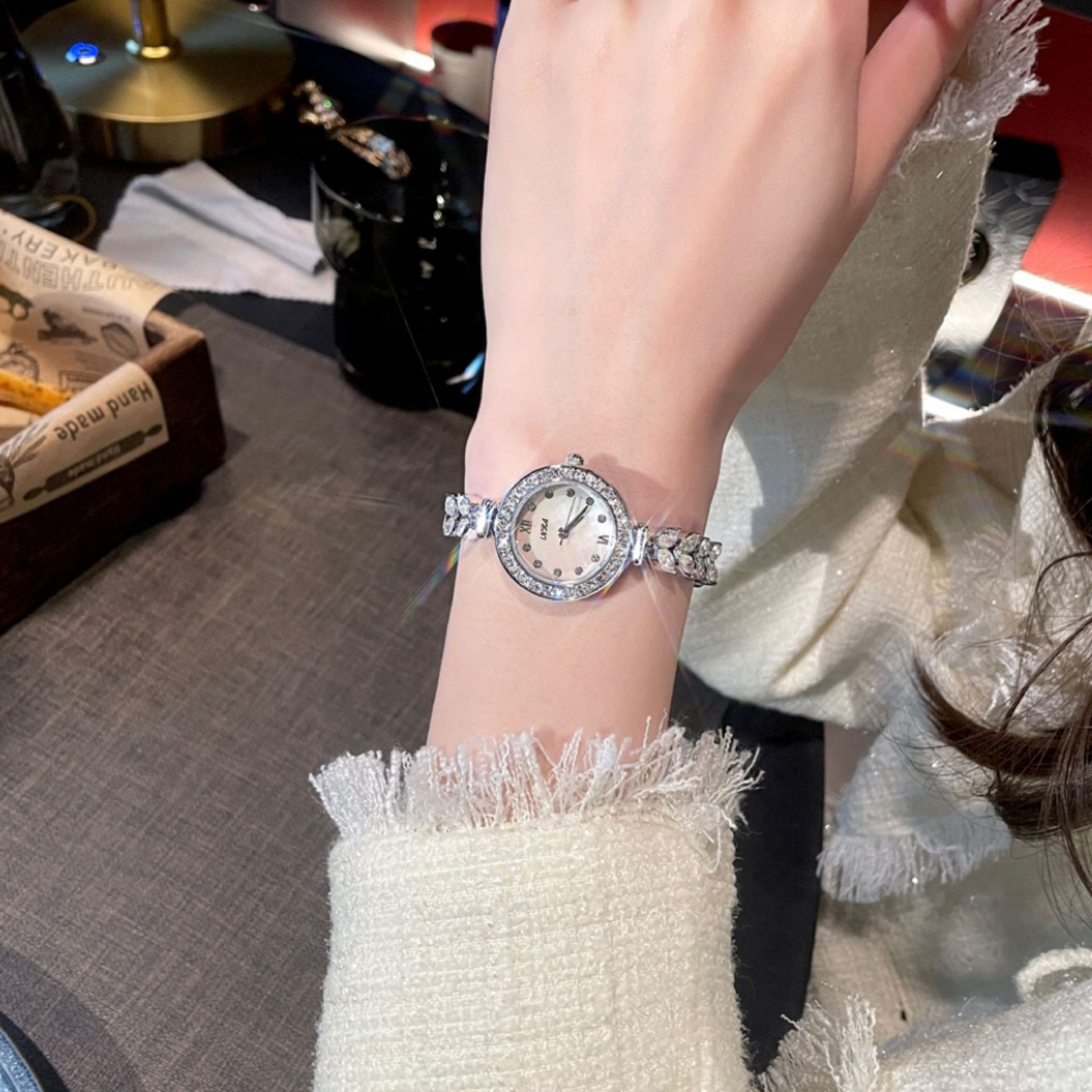 茵浪/INRA手表新款时尚精致美人鱼手链防水女表详情6