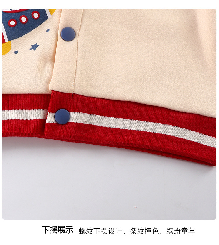 Niños peluche chaquetas chaquetas hombre niña casual béisbol ropa bebé otoño invierno exterior cardigan niños al por mayor pic 12