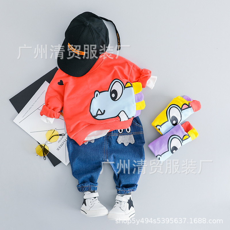 童装圆领套装卫衣