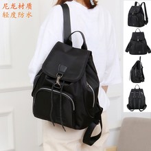 外贸新款复古潮女生户外帆布背包书包时尚双肩包厂家批发一件代发详情12