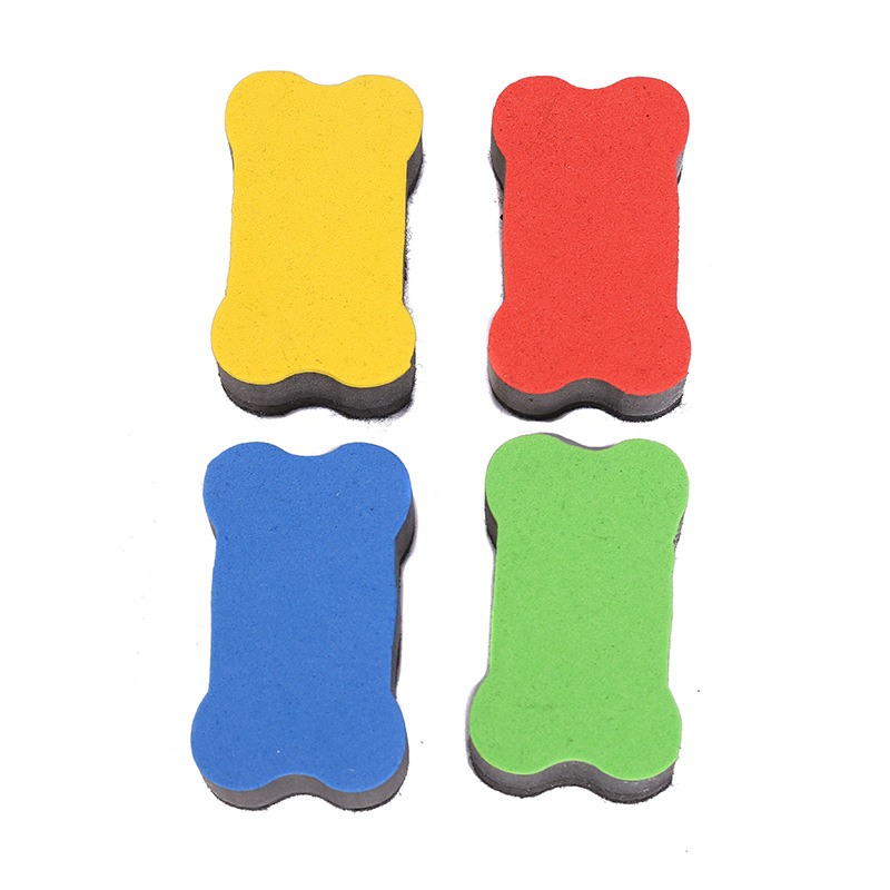 Colorful small bone eraser, office whiteboard eraser, EVA back felt surface eraser, direct supply from the manufacturer pic 19