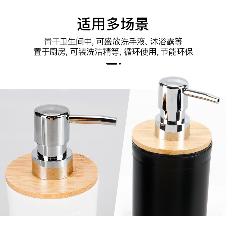 Bamboo cover toothbrush rack, washbasin cup, plastic mouthwash cup rack, bathroom toothpaste storage rack, toothbrush storage rack pic 8