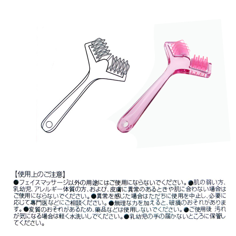 Home massage face massager, chin fat massage, double-roller massage tool, cheek firming wheel, exclusively for export pic 2