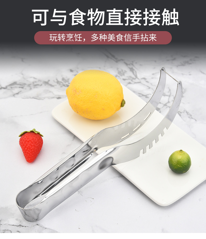不锈钢切西瓜神器菠萝切块器水果分割刀专用吃西瓜用的工具批发详情5