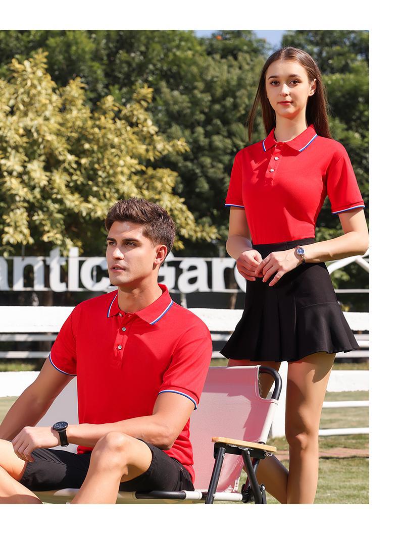 翻领Polo衫T恤定制企业广告衫文化衫订做速干短袖男工作服印logo详情23