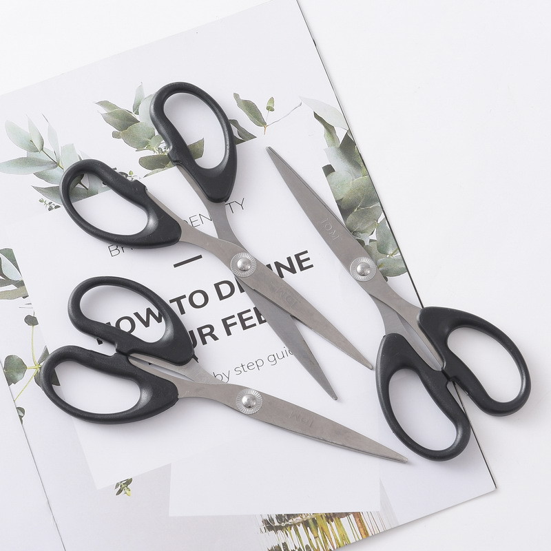 Factory direct supply of cross-border exclusive 6104 office paper-cutting and hand scissors, stainless steel student stationery, household small scissors pic 8