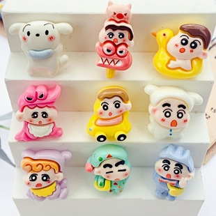 食玩甜甜圈DIY树脂饰品配件奶油胶挂件配饰儿童发夹发饰材料批发详情11