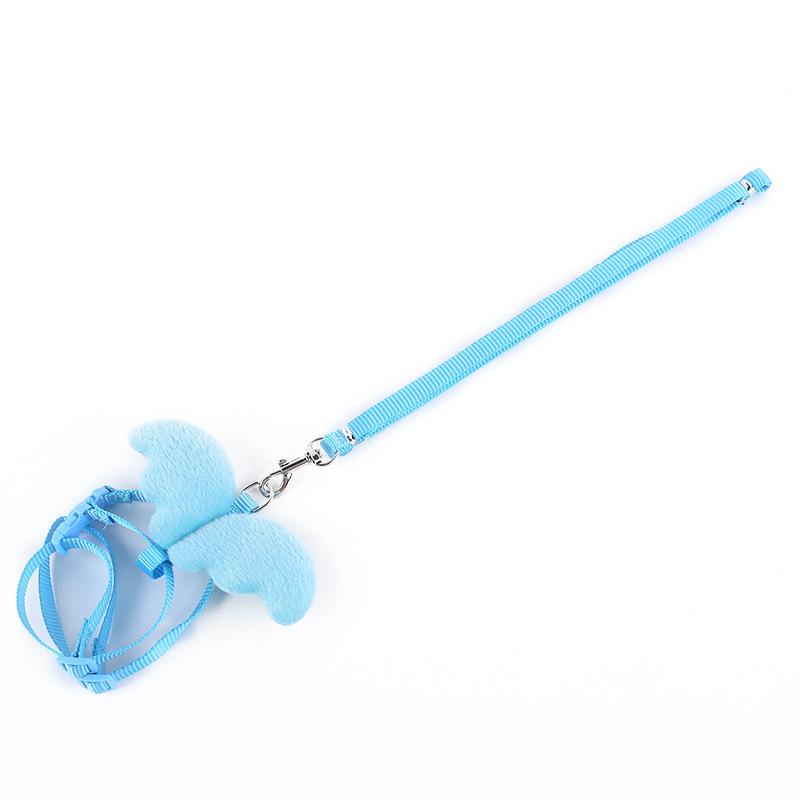 Cute little angel pet leash, durable nylon dog leash, chest and back strap, pet supplies manufacturer wholesale pic 12