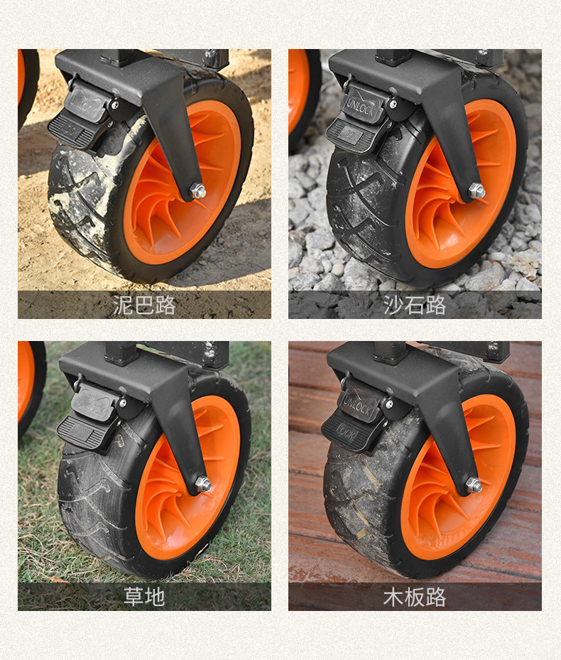 Factory direct supply outdoor camping carts, campsite carts, portable folding carts, camping carts, lightweight grocery shopping camping carts pic 22