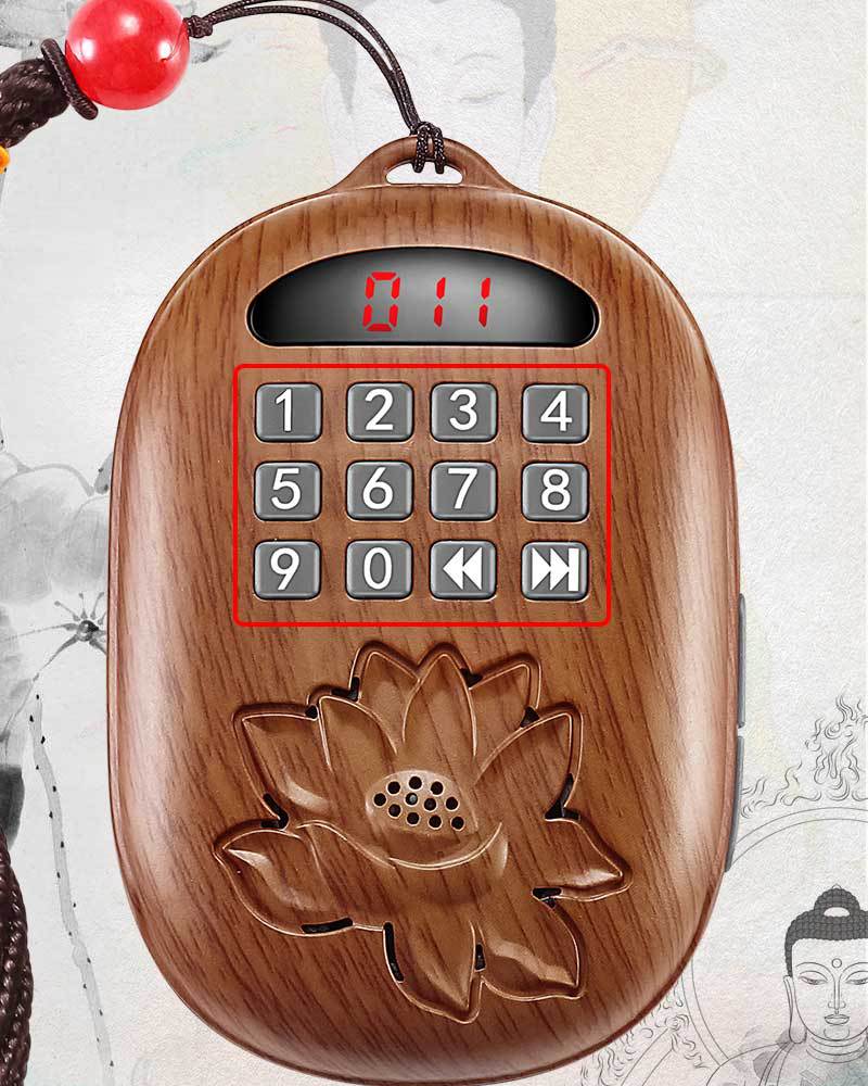 小型迷你便携式复古挂脖播放机插卡音响充电24小时循环音乐播放器详情4