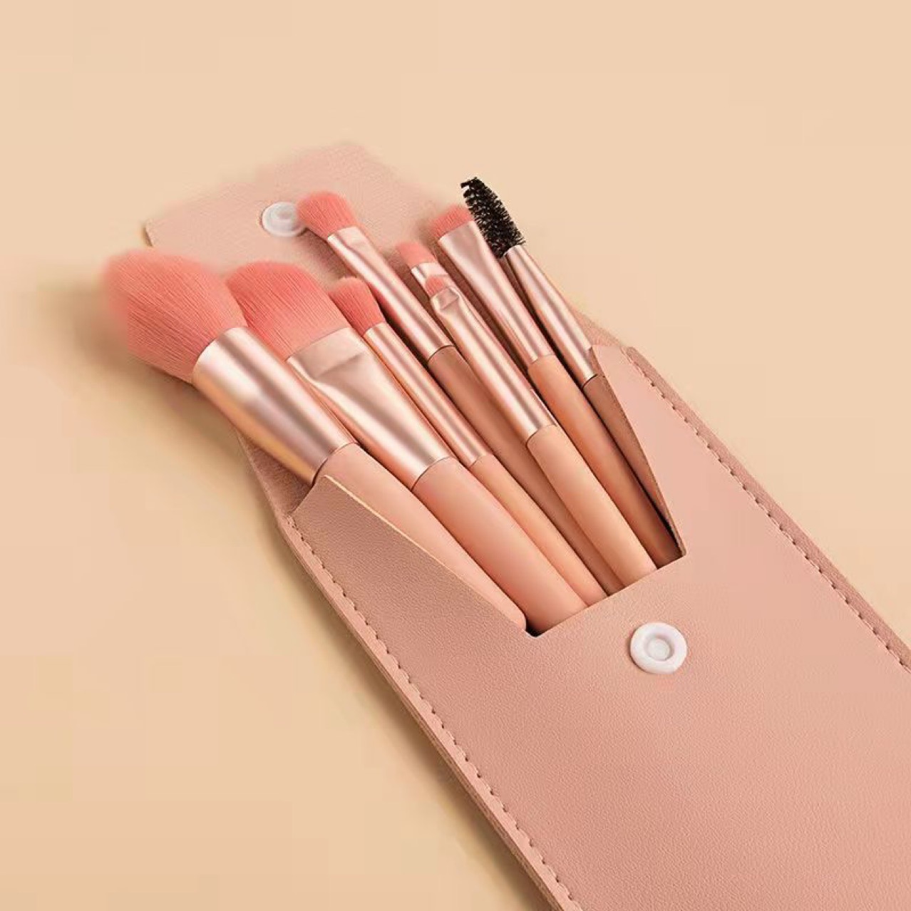 8 sets of makeup brushes, portable set brushes, blush brushes, eye brushes, and macaron multi-functional set brushes pic 4