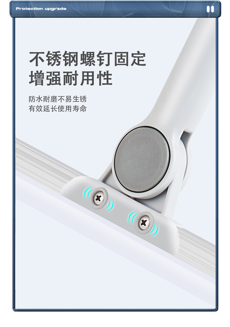 Magic broom, dust-free scraper, bathroom silicone water scraper, bathroom glass water scraper, black technology floor scraper pic 18