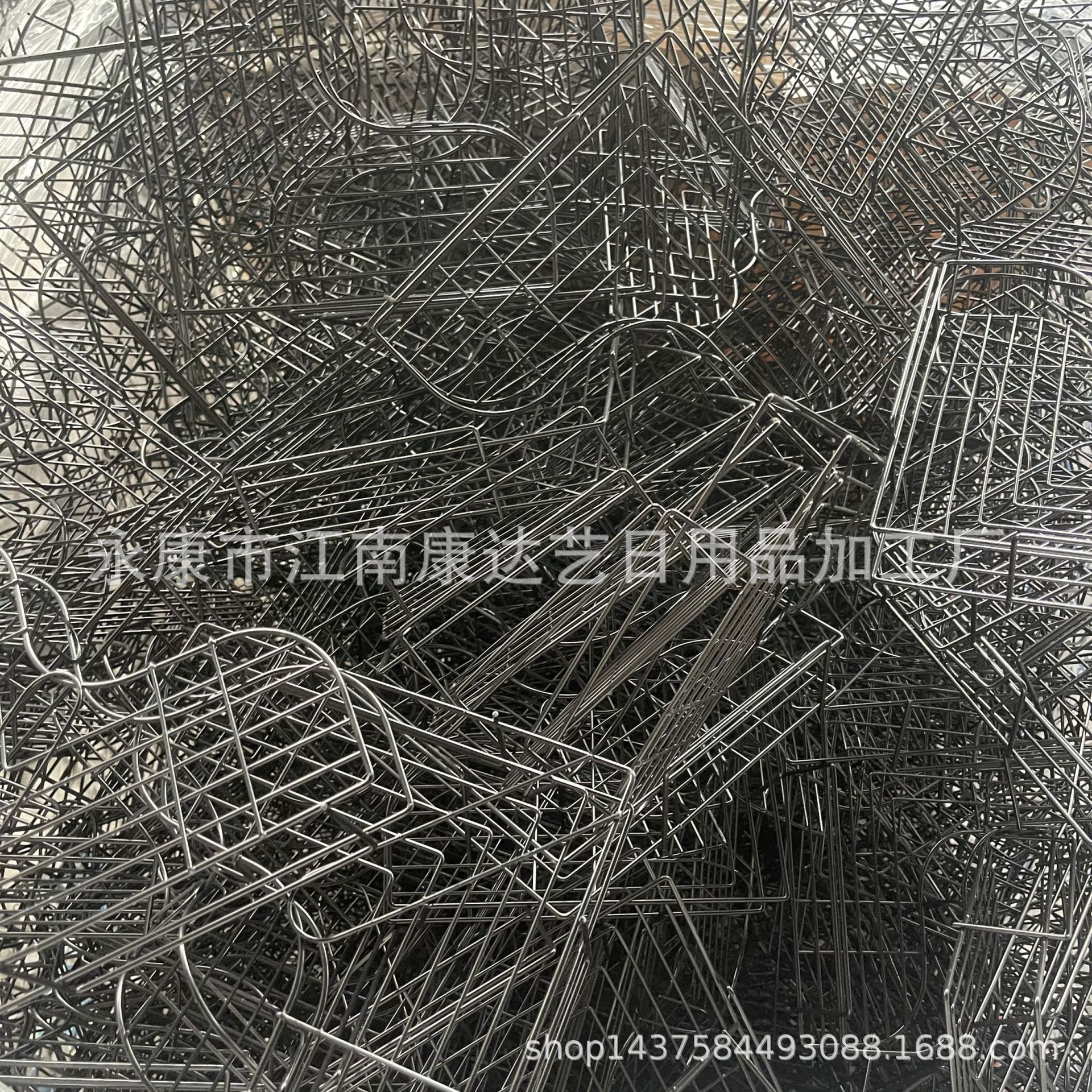 Bathroom, non-drilling triangular storage rack, kitchen iron storage rack, storage basket, toilet, corner wall-mounted pic 14