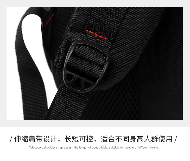 Large-capacity leisure travel backpack, 17-inch computer bag, custom-made backpack, simple schoolbag for junior high school, senior high school and college students pic 16