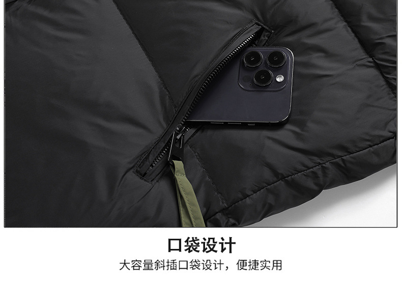 高档男士羽绒服冬季新款潮流帅气男装加厚保暖男女休闲短款外套男详情16