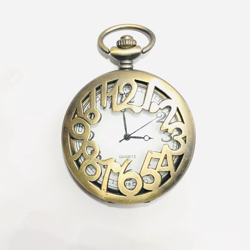 Chinese-style retro bronze-colored large pocket watches, tourist attraction souvenirs, old-fashioned hanging watches, gift watches wholesale pic 17
