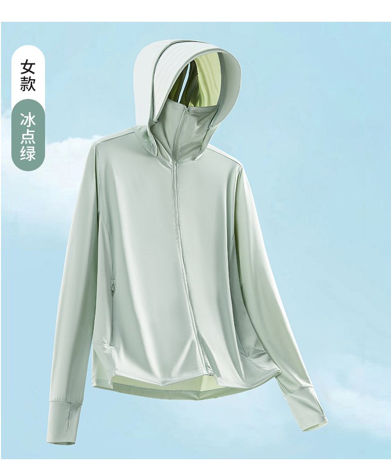 夏季户外冰丝防晒服批发防晒上衣女防紫外线轻薄透气皮肤衣男外套详情27