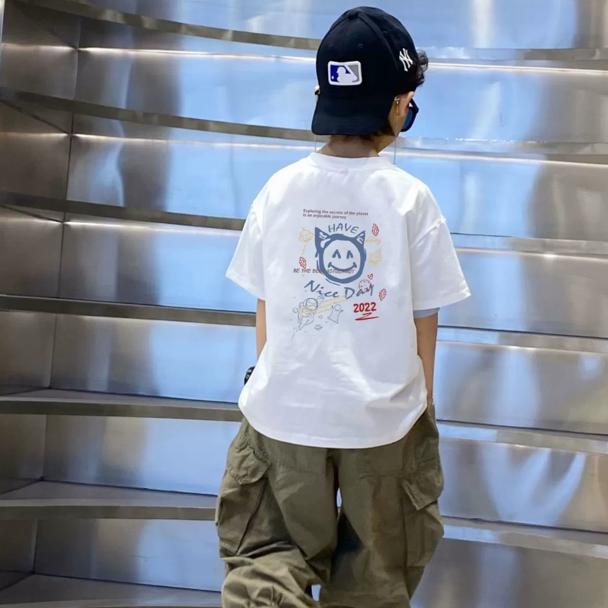 100%纯棉童装男童短袖t恤夏季新款中大童韩版宽松半袖潮流上衣潮详情9