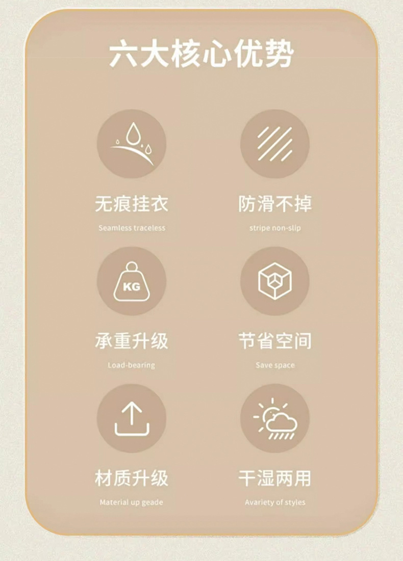 家用衣架无痕挂衣防滑衣服架防肩角塑料双位衣架干湿两用衣服撑子详情2