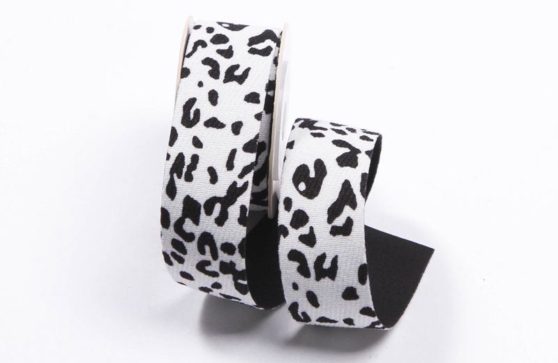 Single-sided floral English polka dot twill printed webbing DIY bow hair accessory shoelaces top hat decoration pic 5