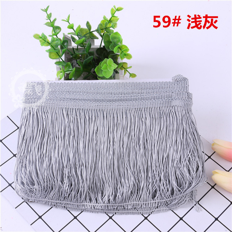 DIY stage costume accessories: Latin dance lace, tassel lace, polyester ribbon, 15CM, factory direct sales, 1 webbing pic 70