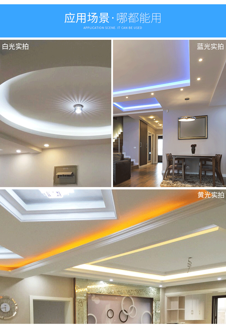 The manufacturer sells 5730 high-voltage 220v light strips, 120 beads slanted double-row all-copper core indoor and outdoor silicone led light strips pic 5