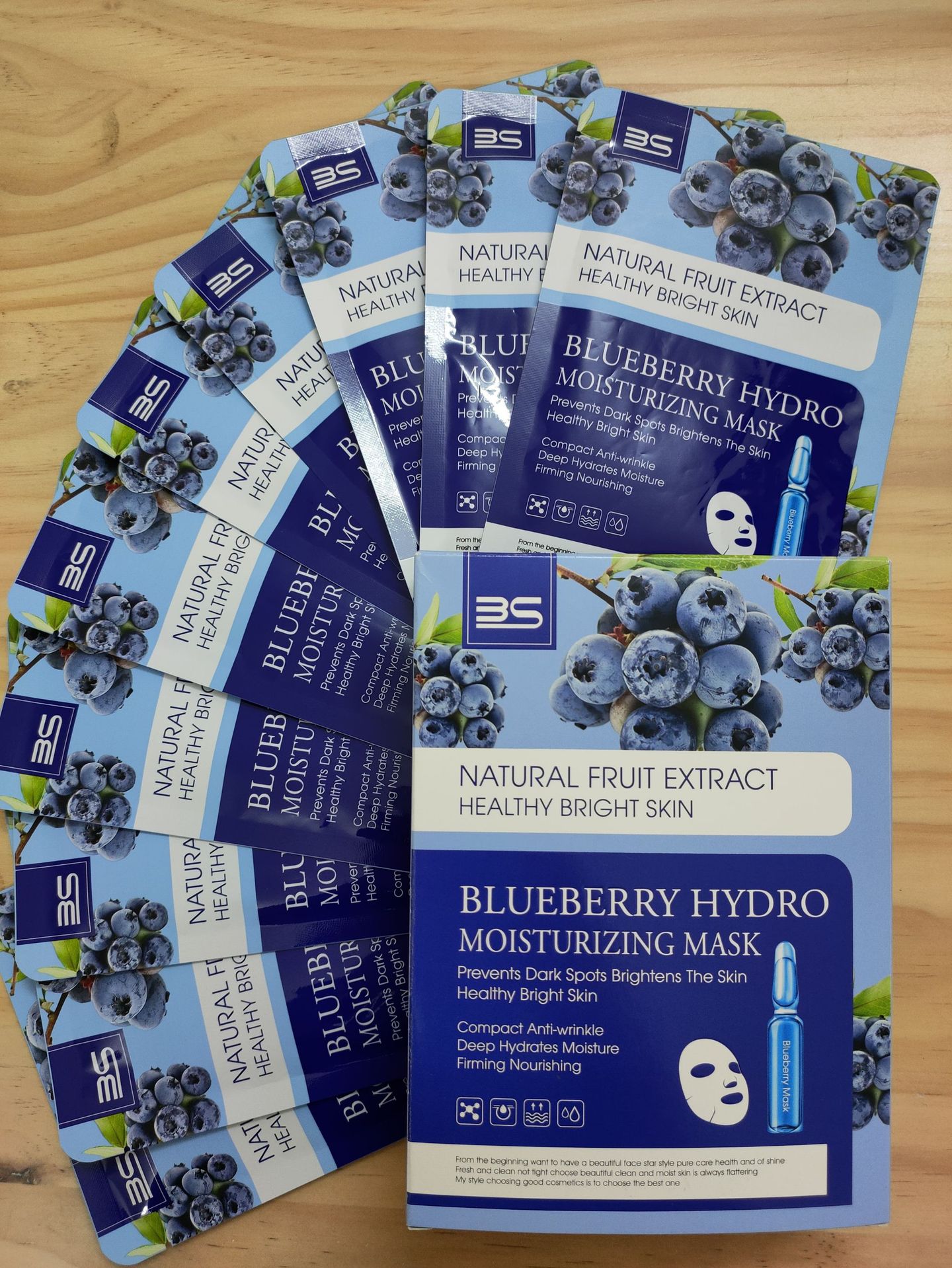 Cross-border Blueberry Collagen Mask, Honey Pomegranate Hydrating Plant Fruit Mask pic 5
