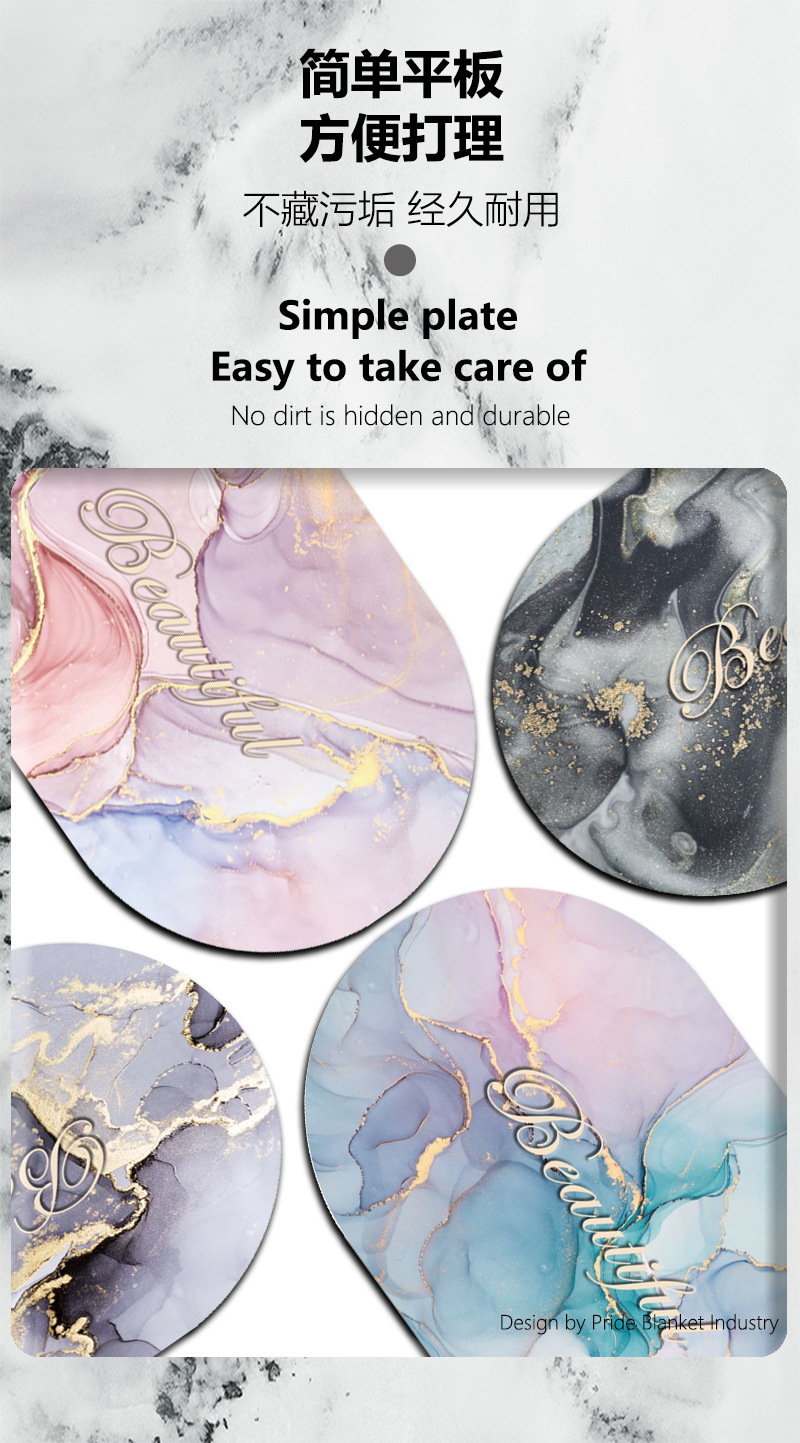 Soft diatom mud mat, water-absorbing and quick-drying mat, bathroom door mat, bathroom toilet, diatomite anti-slip bathroom foot mat pic 6